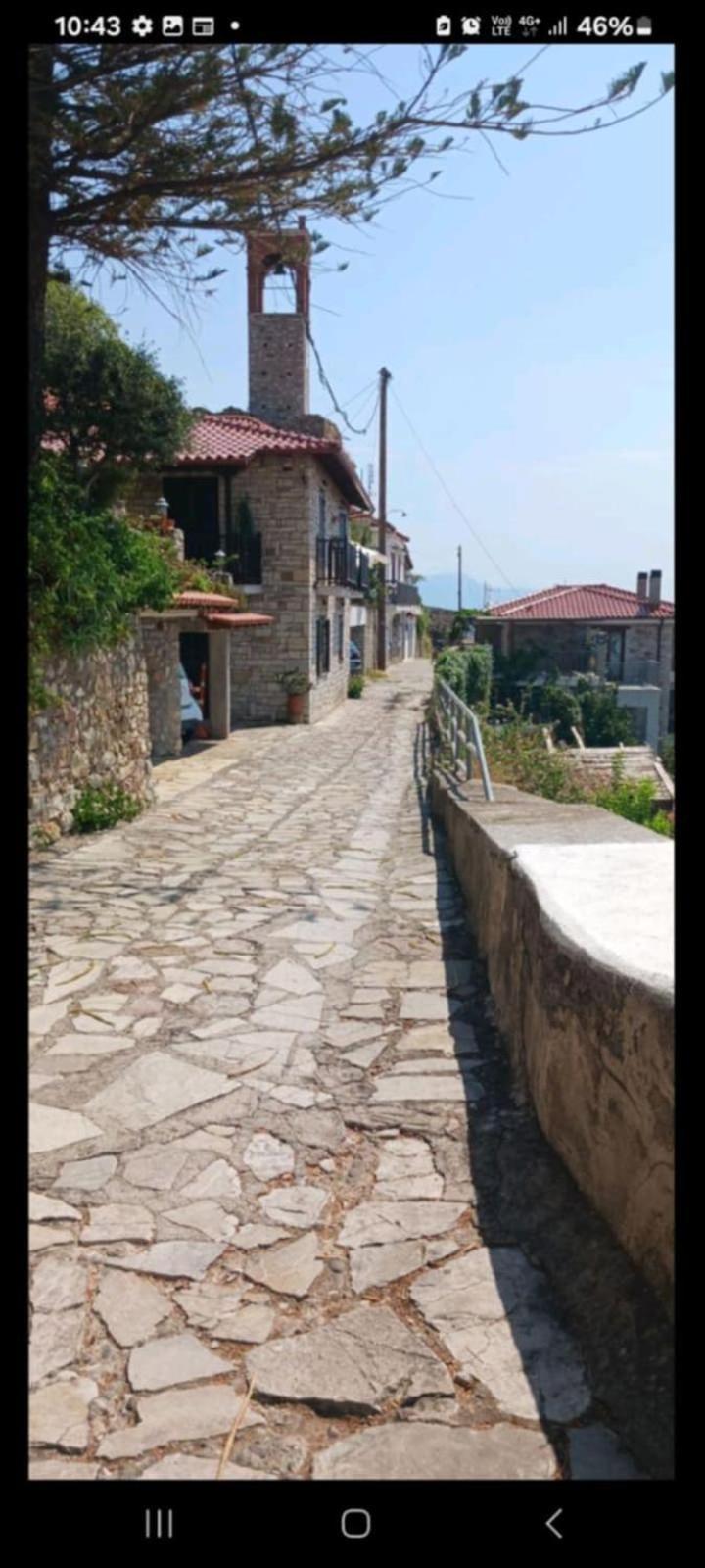 Appartement Stone Clock'S House à Nafpaktos Extérieur photo